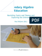 Paul Drijvers - Secondary Algebra Education - Sense Publishers (2010)