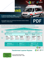 Pedoman Teknis Layanan Ambulans - Yogya 20 Maret 2023