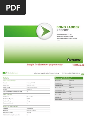 Sample CD Ladder