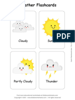 Weather Flashcards