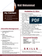 Wali Profile Resume
