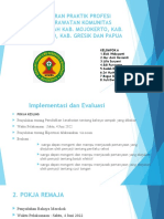 Laporan Praktik Profesi Keperawatan Komunitas Di Wilayah Kab. Mojokerto, Kab. Sidoarjo, Kab. Gresik Dan Papua