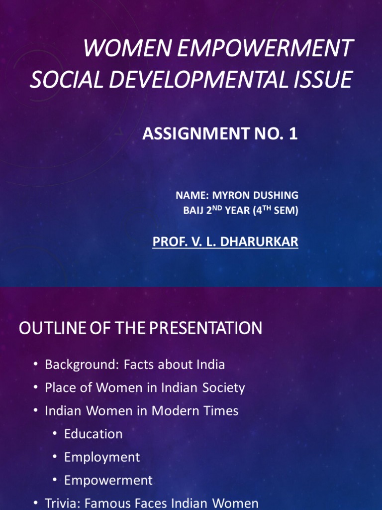 CA1 Social Developmental Issue | PDF | Workforce | Female Education
