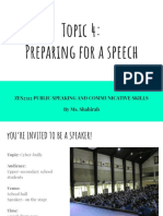 2 Preparing For A Speech (G1 Newstudent)