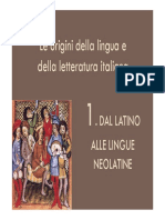 Origini Della Lingua Italiana 1