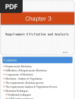 Requirement Elicitation and Analysis 