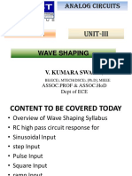 UNIT-III LINEAR WAVE SHAPING-HP and LP Modified - L1