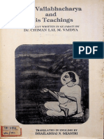 Vallabhacharya and His Teachings by Chimanlal M Vaidya - Vallabha Publications