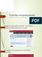 Trámites de Proyecto