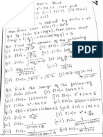 Functions Basic Sheet