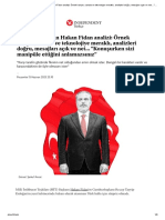 Şarku'l Avsat'tan Hakan Fidan Analizi - Örnek Kariyer, Sanata Ve Teknolojiye Meraklı, Analizleri Doğru, Mesajları Açık Ve Net... - Konuşurken Sizi Manipüle Ettiğini Anlamazsınız - Independent Türkçe