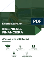 Brochure y Malla Curricular Ingenieria Financiera