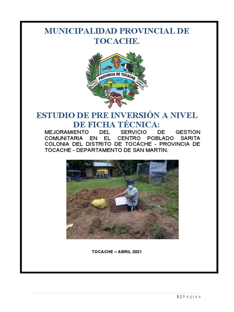RE Sarita Colonia Descargar gratis PDF Presupuesto Gobierno local