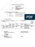 Surat Ket Pengalaman Kerja