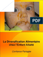 03 - La Diversification Alimentaire Chez L'enfant Allaité