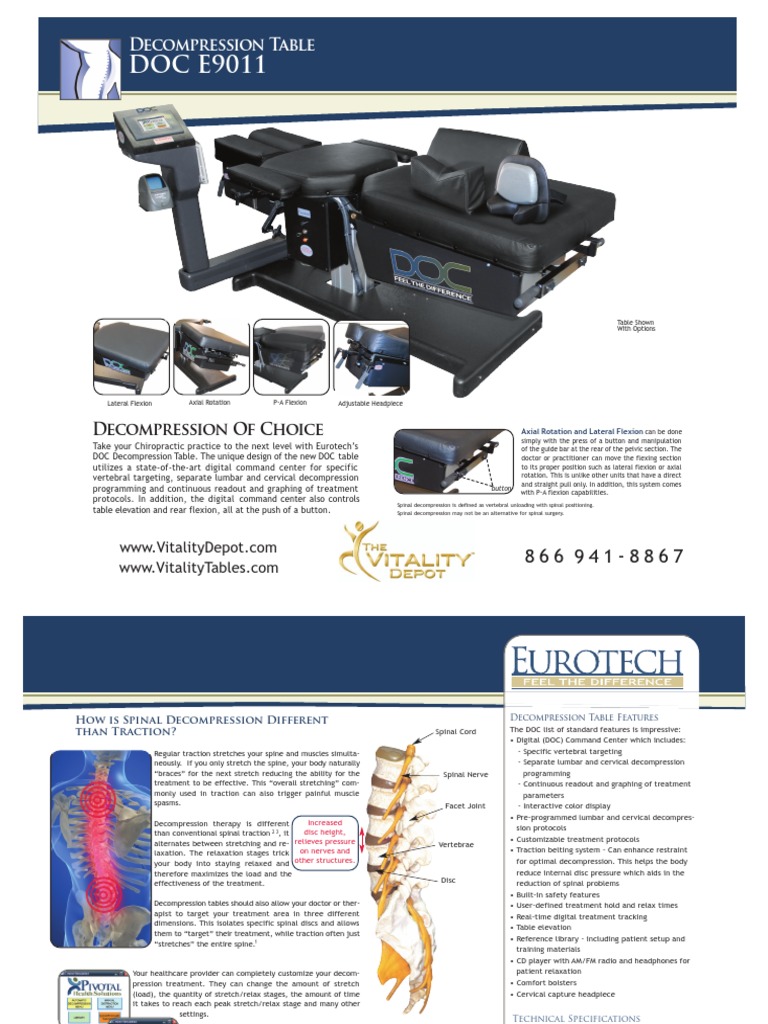 Doc Cervical And Lumbar Decompression Table – NXYNL