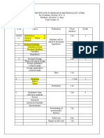 Research Certificate Course Word