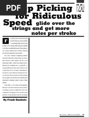 Frank Gambale Sweep Picking Pdf