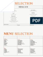 Menu A19 2022