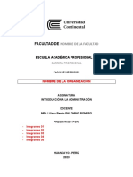 Estructura Del Plan de Negocios-Parcial