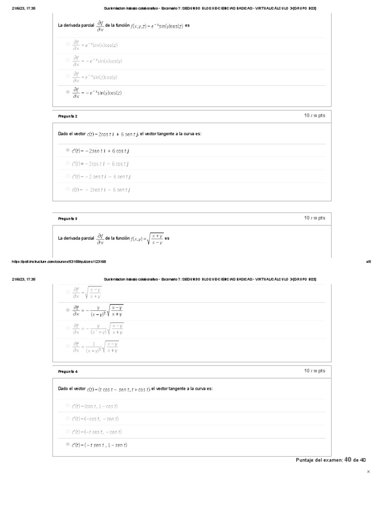 Sustentacion Calculo 3 Pdf Física Matemática Matemáticas Aplicadas