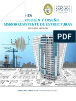 Brochure-diplomado en Sismología y Diseño Sismo Resistente de Estructuras