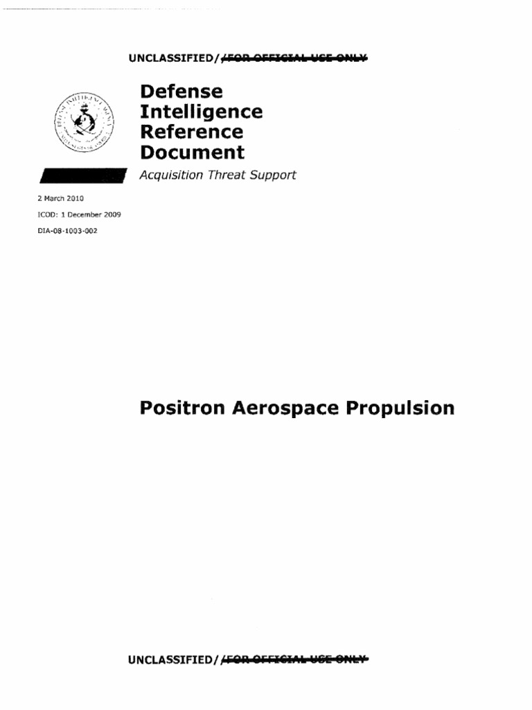DIRD 08-DIRD Positron Aerospace Propulsion | PDF | Gamma Ray ...