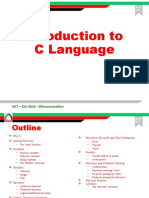 LO2 - Introduction To C Language
