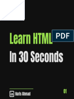 HTML in 30 Seconds