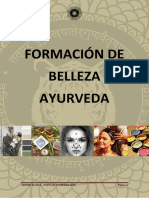 Programa Curso Belleza Ayurveda 2018