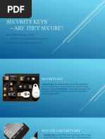 Security Keys Presentation