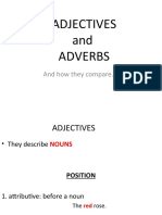ADJECTIVES and ADVERBS