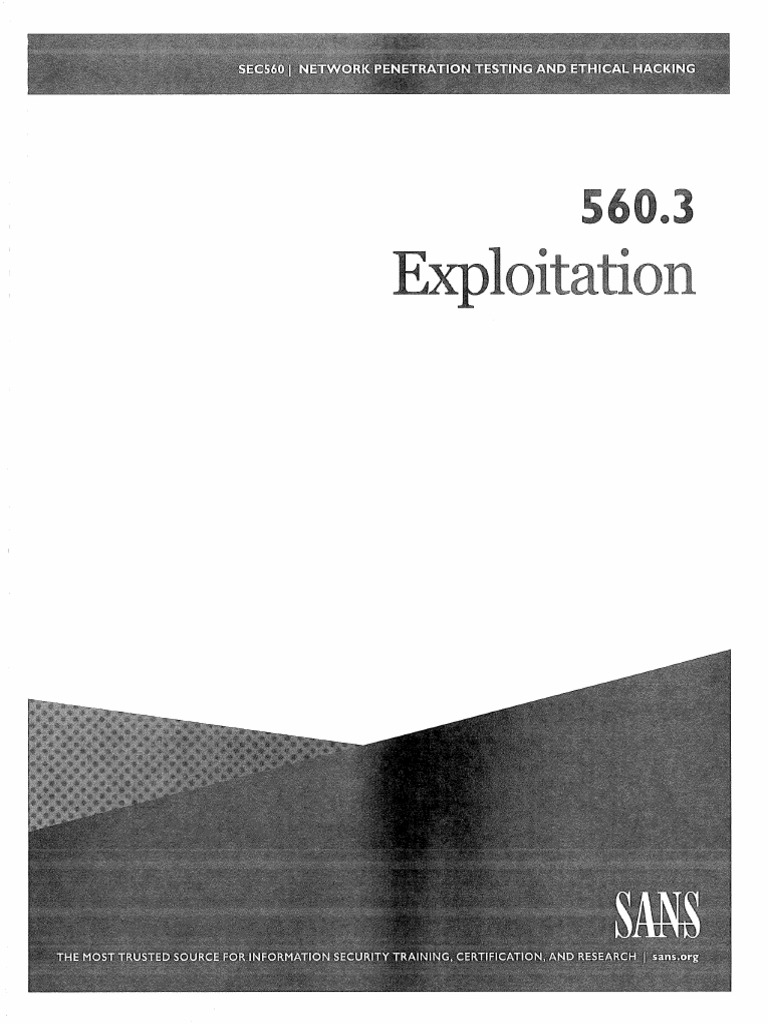 dokumen.pub_sans5603exploitation PDF Exploit Security) Test