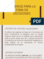 Toma de decisiones