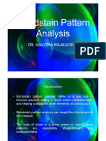 Bloodstain Pattern Analysis