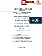 Investigación U5 Procesos de Separación LL