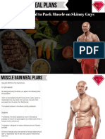 Muscle Gain Meal Plans