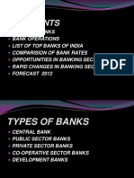 Changes in Banking Sector