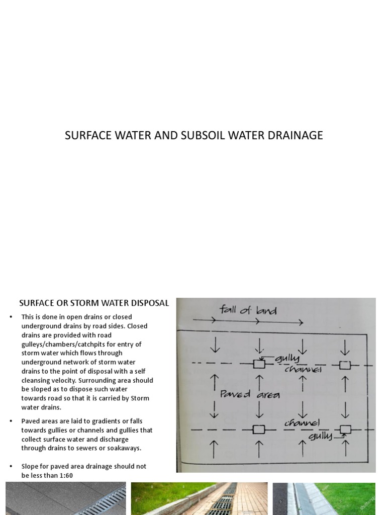 Surface Water Drainage Download Free Pdf Drainage Storm Drain