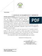 Oficio 36 2023 Declaração de Internação Valdemar Franco