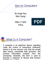 Introduction to the Components and Types of Computers