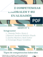 Tipos de Competencias Laborales y Su Evaluaciòn