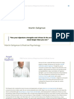 Martin Seligman & Positive Psychology - Theory and Practice