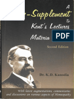 A Study-Supplement to Kents Lectures on Materia Medica-Kanodia