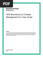 HPE Moonshot iLO Chassis Management CLI User Guide