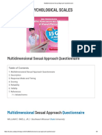 Multidimensional Sexual Approach Questionnaire