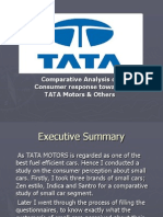 Comparative Analysis of Consumer Response Towards TATA Motors & Others