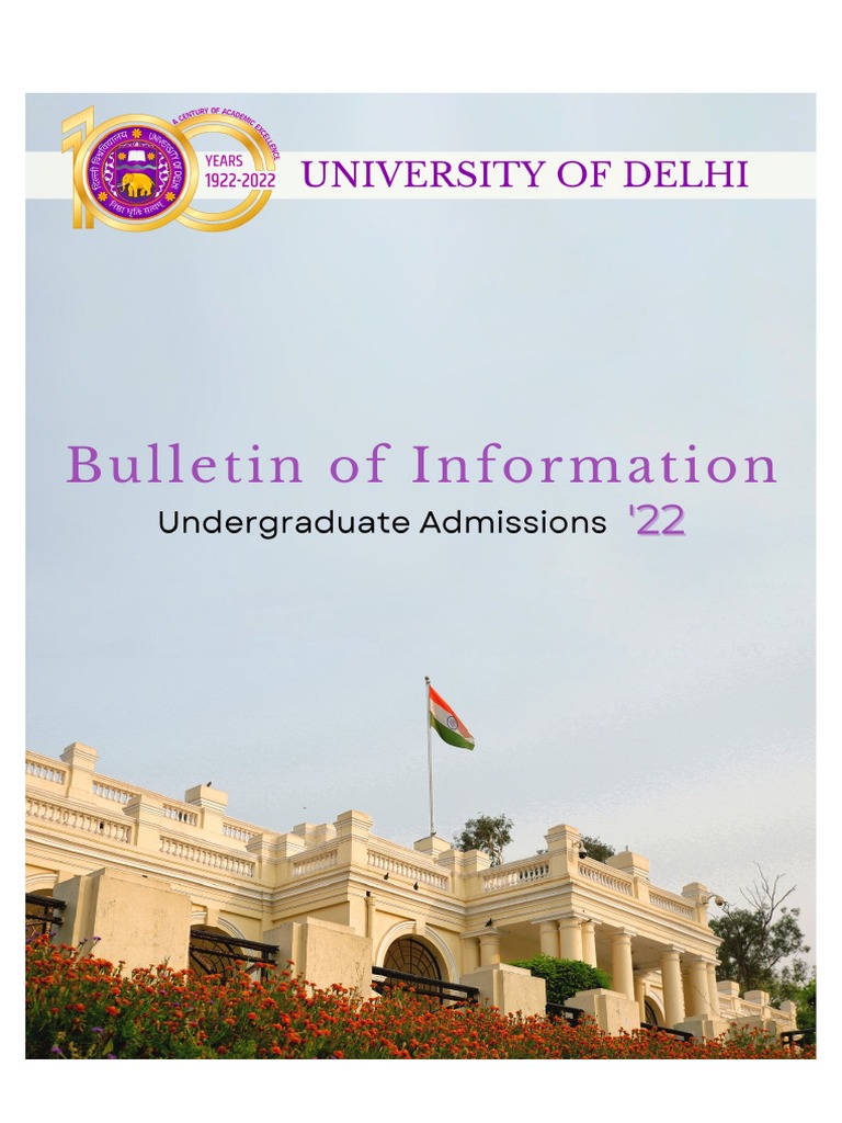 Delhi University | Download Free PDF | Bachelor Of Arts | Bachelor Of ...