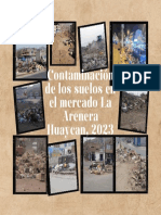 Collage Contaminación de Los Suelos en El Mercado La Arenera Huaycan, 2023