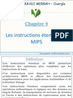 Chap 4 - Instructions Étendues
